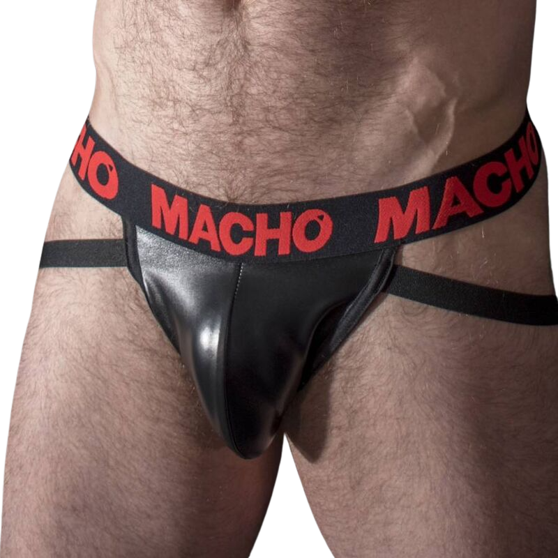 MACHO - MX25RC JOCK RED LEATHER