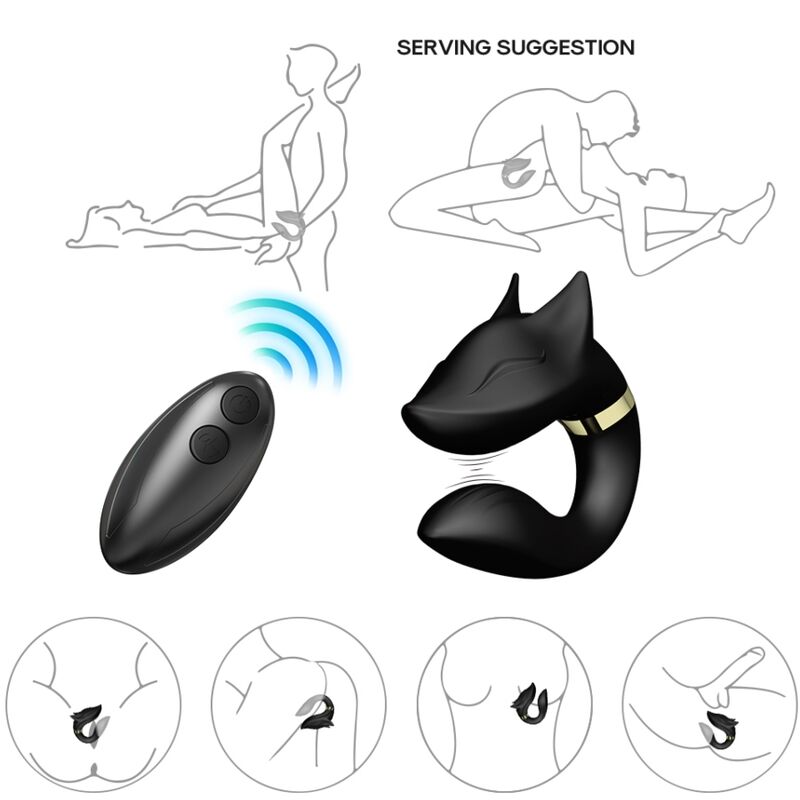 FOX VIBRATOR FOR COUPLES REMOTE CONTROL