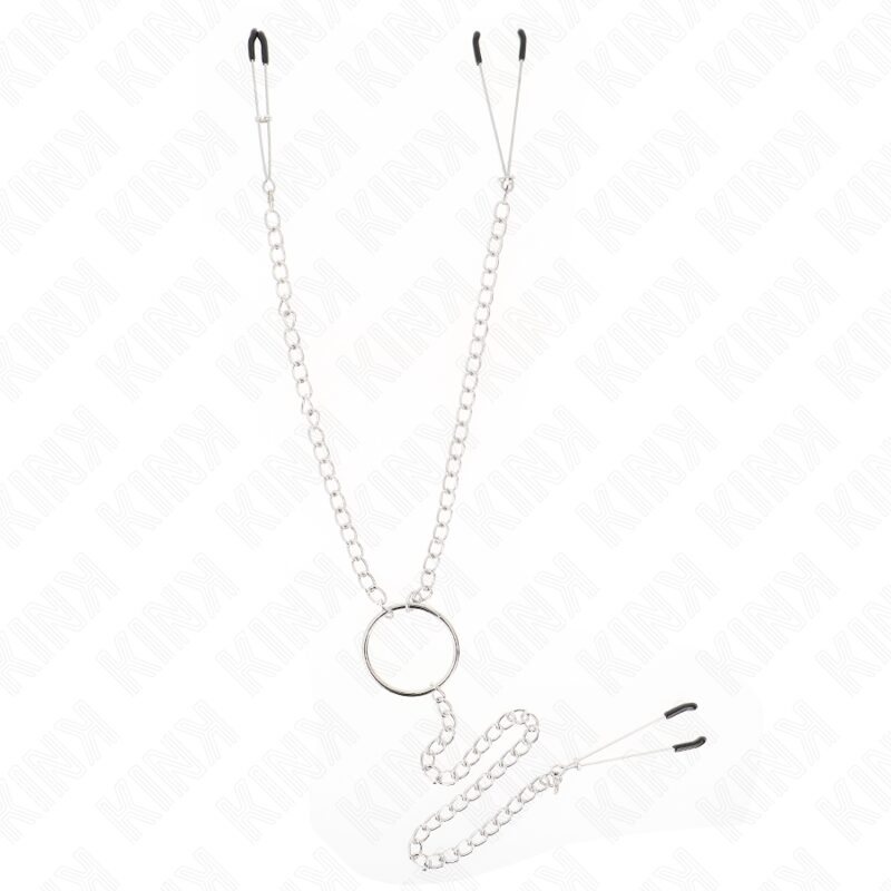 KINK - TRIPLE NIPPLE AND CLIT CLAMPS WITH CHAIN MODEL 1