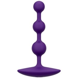 ROMP - AMP PURPLE FLEXIBLE SILICONE ANAL BEADS 12.5 CM PURPLE
