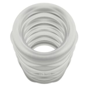 ROMP - MOSH TRANSPARENT MALE MASTURBATOR WITH 6 CM REVERSBLE SHEATH